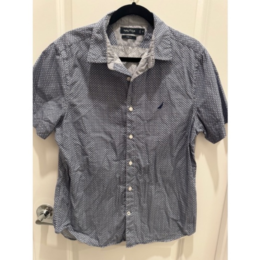 Nautica button down short sleeve shirt